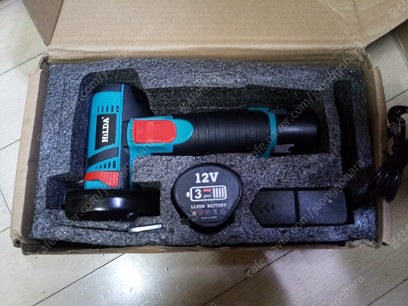 전기 전동 연마기 그라인더 12V 배터리2 4.2만
