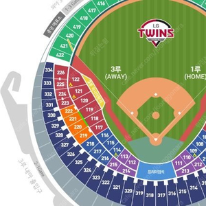 10월 9일 10일 [LG vs 롯데] 3루 오렌지 응원석 220블럭 네이비석 328블럭 통로 2연석 잠실야구장 목요일 엘지 트윈스 자이언츠 야구티켓