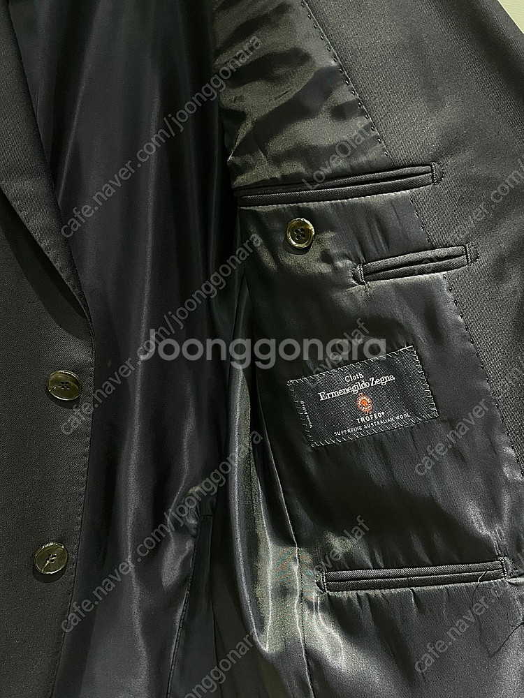 마에스트로 다크네이비 수트 자켓 (48 사이즈, 제냐 원단)--3