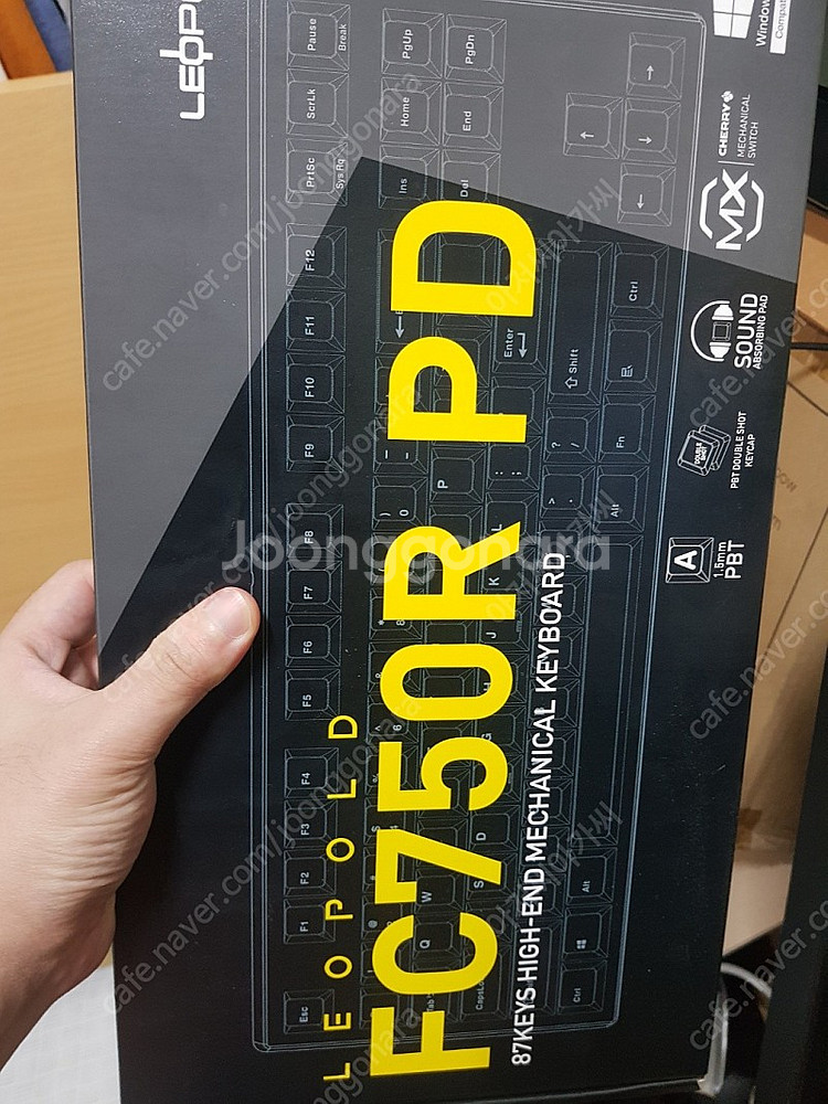 레오폴드 FC750R PD 애쉬옐로우 키보드 미개봉 판...--0