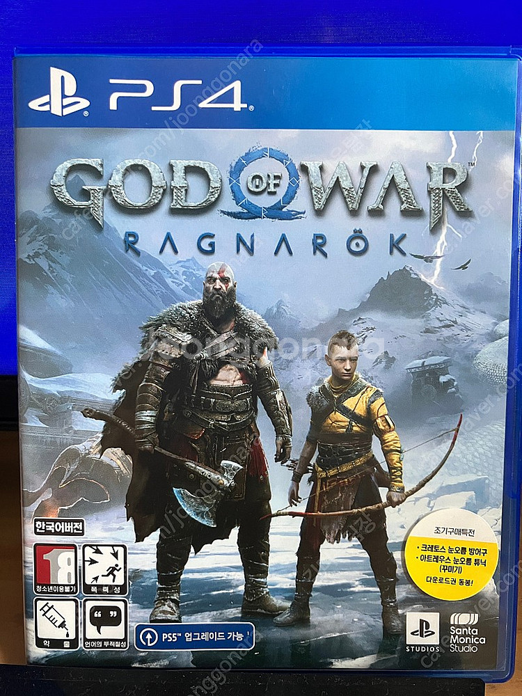 PS4,PS5 갓오브워 라그나로크--0