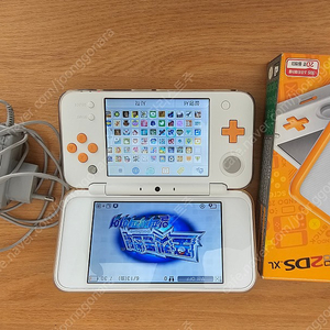 뉴 2ds XL 오렌지 화이트﻿ 팝니다.