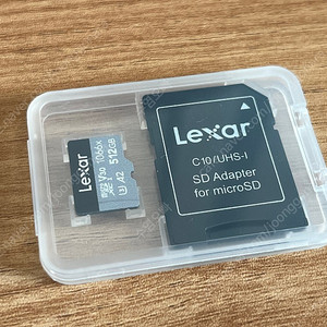 렉사 micro sdxc카드 512GB 1066X