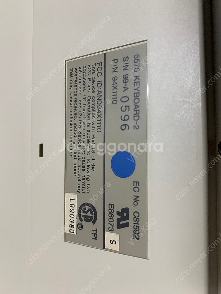 IBM 5576 KEYBOARD-2--8