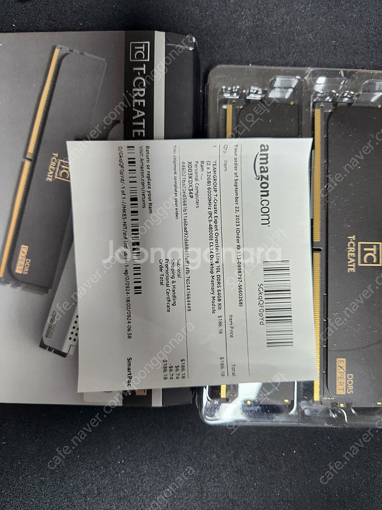 팀그룹 엑스퍼트 ddr5 6000 64g (32g×2)--2