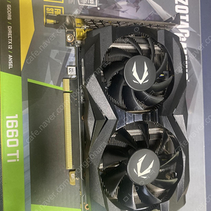 ZOTAC GAMING 지포스 GTX 1660 Ti D6 6GB TWIN