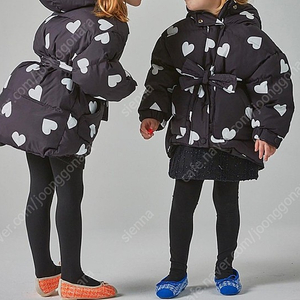 모아모 하트패딩(새상품)