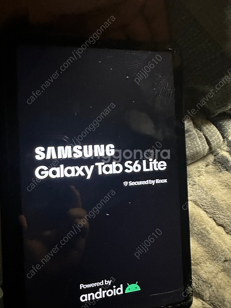 갤럭시탭 S6 lite LTE 64G 액정깨짐--0