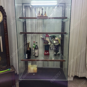 주문제작 도자기 장식장 그릇장 이미지