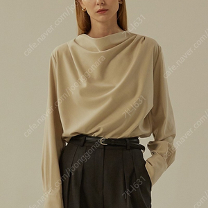 망고매니플리즈 VII drape blouse 블라우스