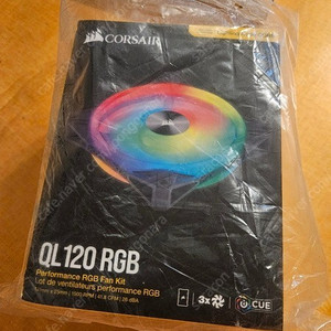 커세어 CORSAIR QL120 블랙 3PACK (미개봉)