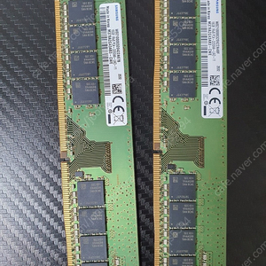 ddr4-3200 삼성전자 16gb 램 두장 판매합니다