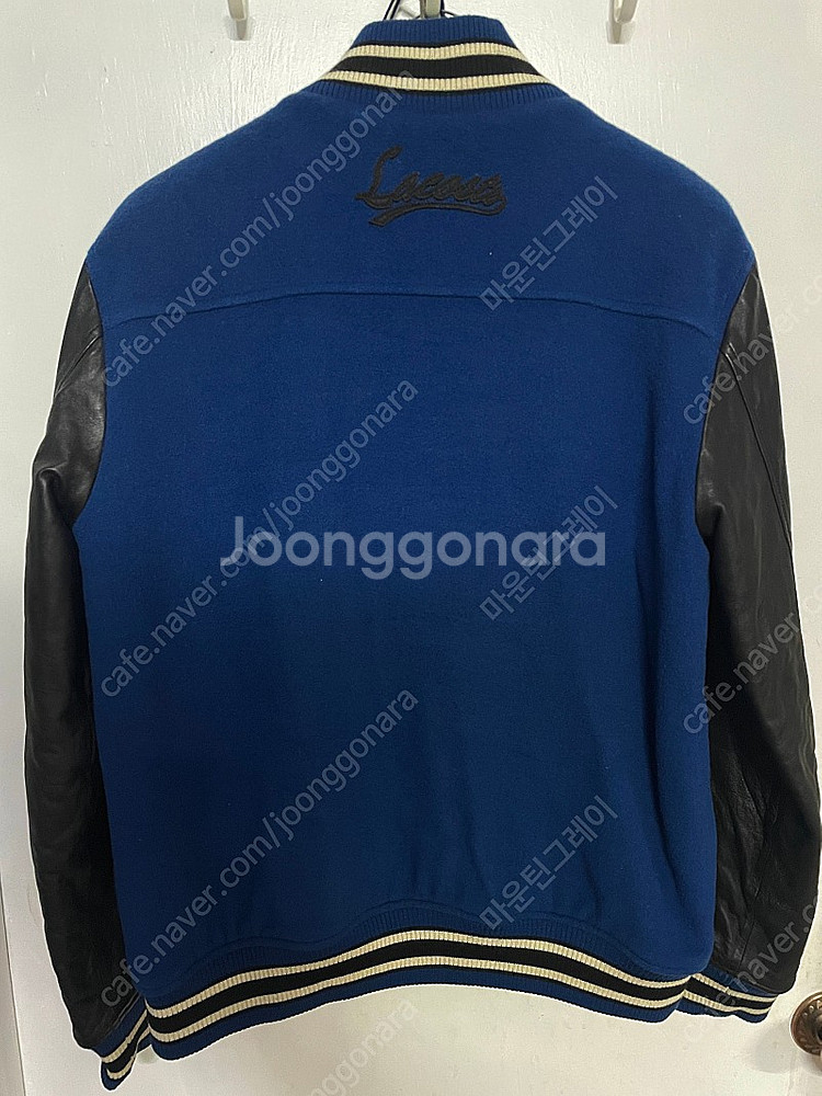 라코스테 양가죽 바시티 야구점퍼(XL)--3