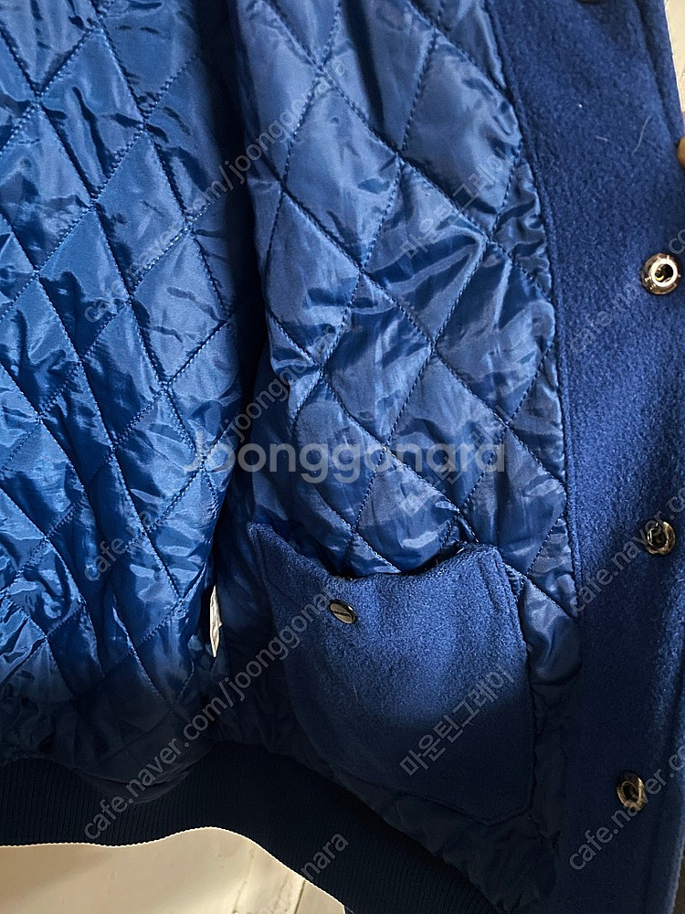 라코스테 양가죽 바시티 야구점퍼(XL)--5