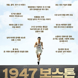 롯데시네마 1947보스톤 1장 예매해드립니다