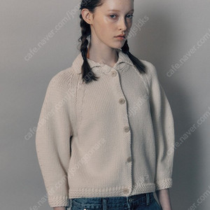 낫띵리튼 가디건 Lou knit cardigan (Ivory)