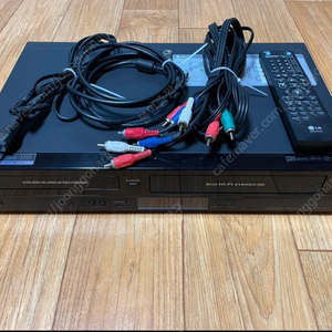 LG RC278 양방향 복사 VHS/DVD 콤보 레코더 팝니다.