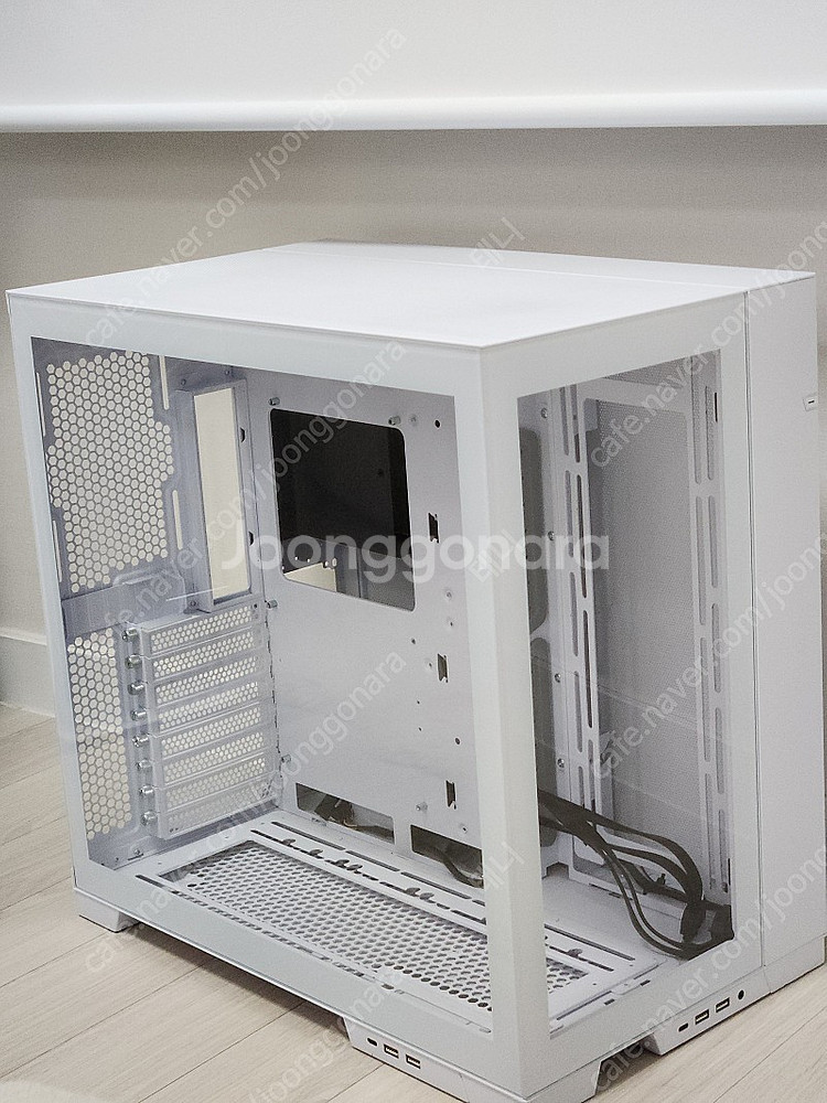 리안리 O11D EVO 화이트 메쉬킷, USB확장키트 ...--0