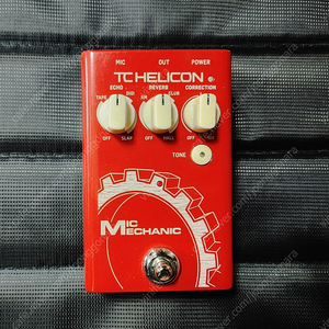 국내수입정품 TC HELICON mic mechanic 보컬이펙터 에코 리버브 피치 조절 이펙터