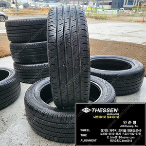 215 55 18 컨티네탈 콘티프로콘텍 중고 타이어 215/55R18