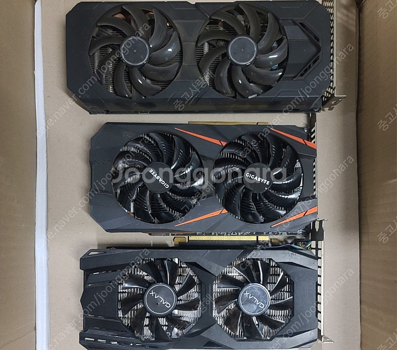 중고 글카 p106 1070 1070ti 1080 10... | CPU/메인보드 | 중고나라