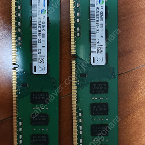 삼성 메모리 램 1Rx8 PC3-12800U 4기가 2개