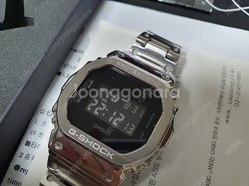 지샥 DW5600+메탈커스텀--1