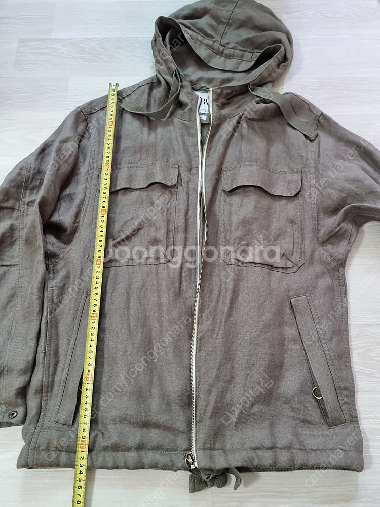 자라 린넨 100% 후드 자켓 L사이즈 - 1.5만원--5