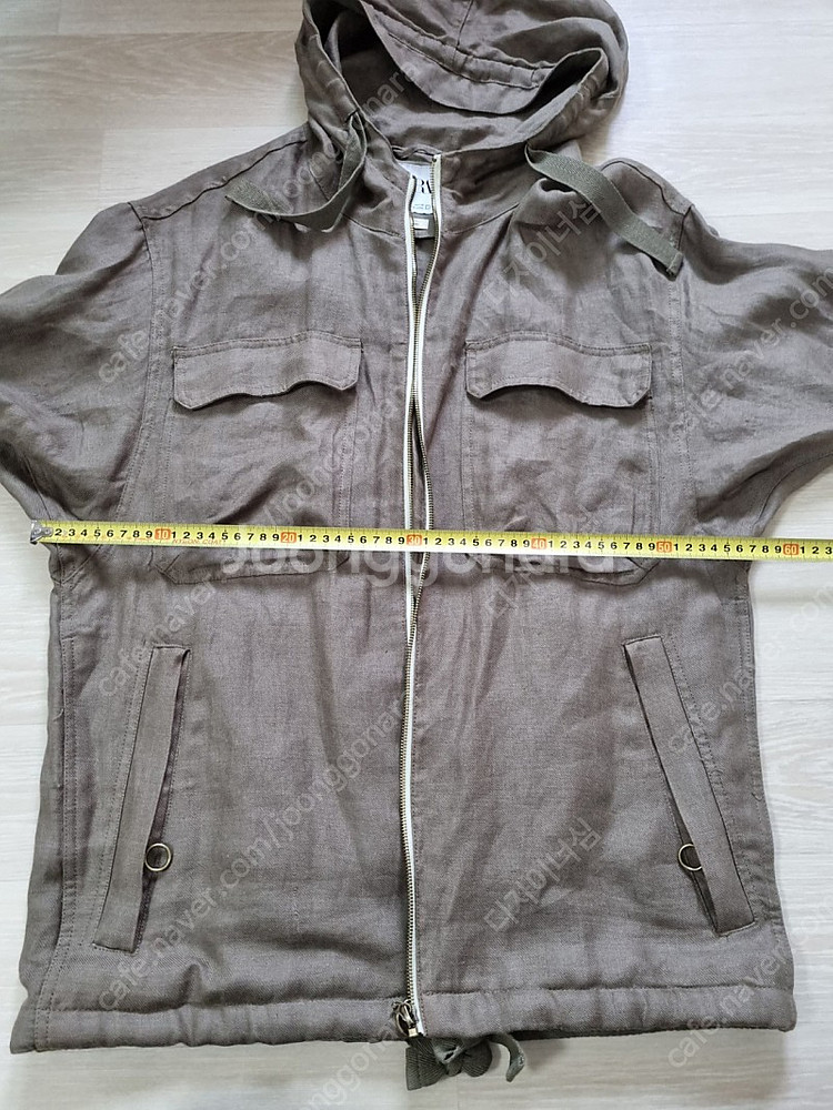 자라 린넨 100% 후드 자켓 L사이즈 - 1.5만원--6