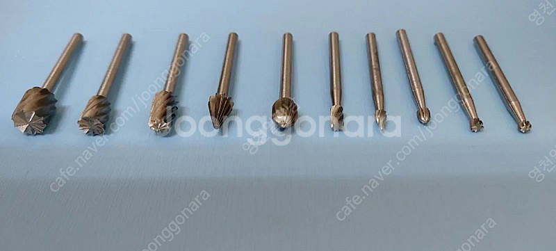 드레멜 10종세트 HSS 티타늄 로터리 커터 나무 조각 우드용--3