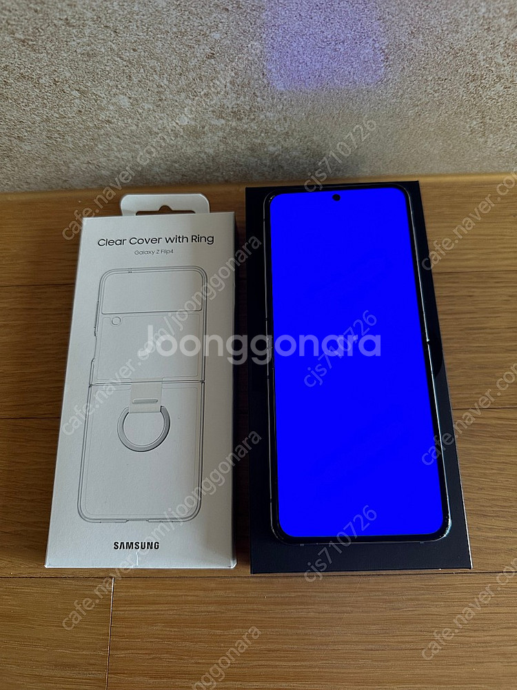 갤럭시 Z 플립4 256GB (삼케플 포함) 판매합니다--8
