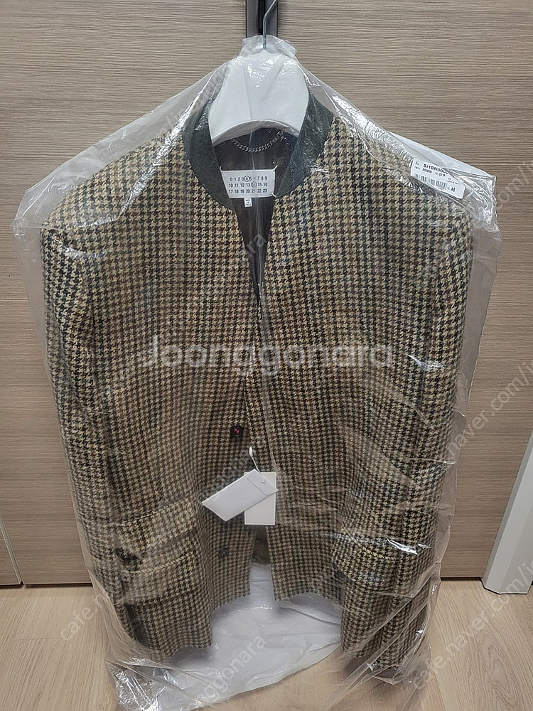 메종마르지엘라 체크 블레이저(새상품)--1