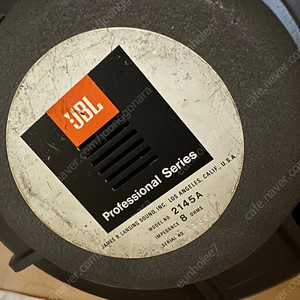 JBL 2145a 동축 스피커 자작나무 인클로저 1조