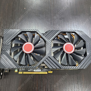 컴퓨터 그래픽카드 RX580 8G 블랙울프.