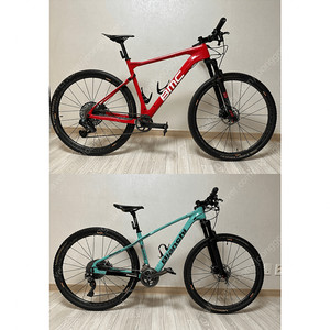 bmc+비앙키 mtb 최상급 자전거 xtr 카본