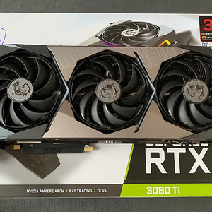 MSI RTX 3080t 슈프림X 12GB판매합니다.