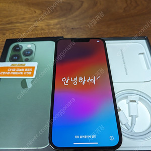 아이폰 13pro 256gb green