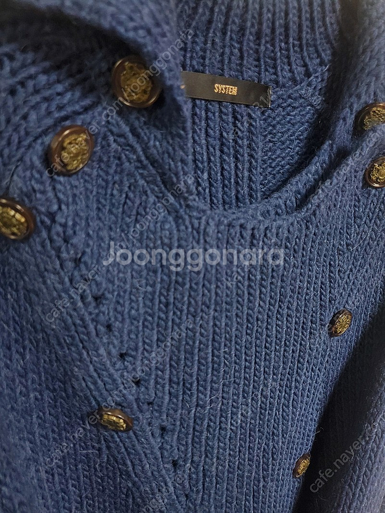 SYSTEM 시스템 벨트가디건(울75/알파카25)--3