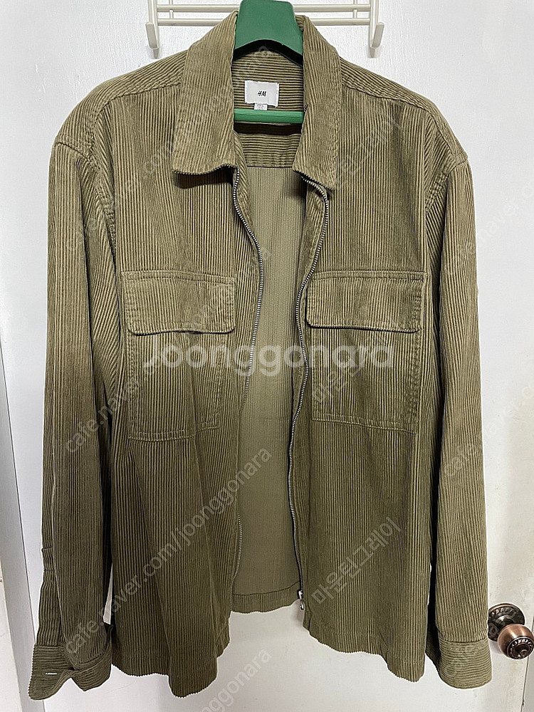 h&m 코듀로이 셔츠자켓--3