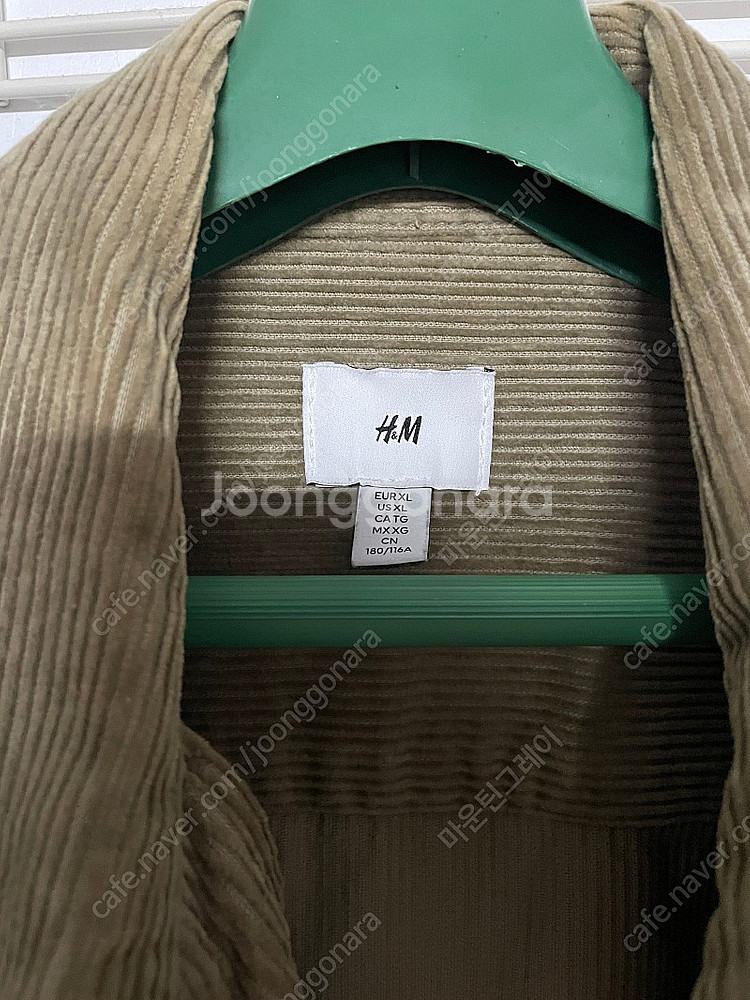 h&m 코듀로이 셔츠자켓--5