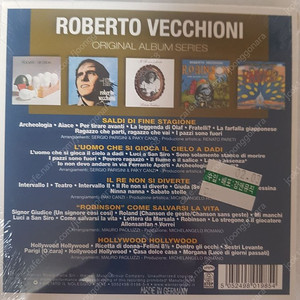 Roberto Vecchioni - 5CD - 미니 LP 사이즈 - [미개봉]