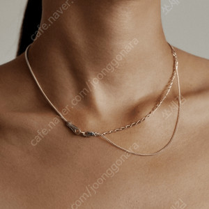 수리움 목걸이 soorium conneted 2line necklace