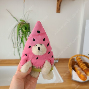 보이즈베어 미니 수박 테디베어 빈티지 인테리어 소품