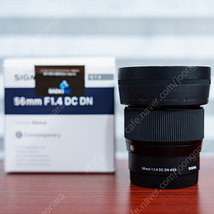 시그마 56mm f1.4 dc dn ( 56.4 소니마운트 ) 팝니다