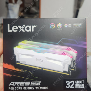 렉서 아레스 DDR5 6400 화이트 32G킷 팝니다
