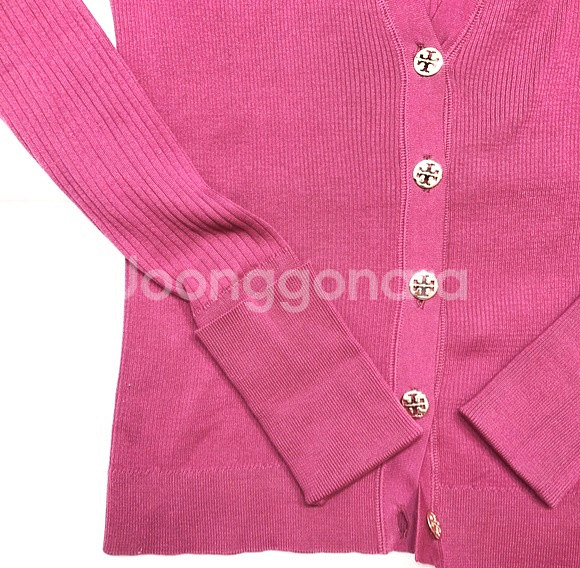 TORY BURCH 토리버치 슈렁큰 시몬 가디건 라즈베...--7