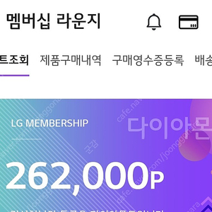 lg멤버십 lg멤버쉽 포인트 262,000 판매