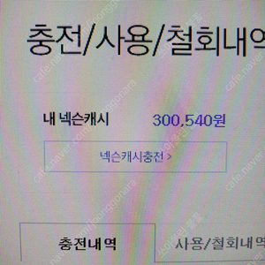 넥슨캐시 30만원 판매합니다