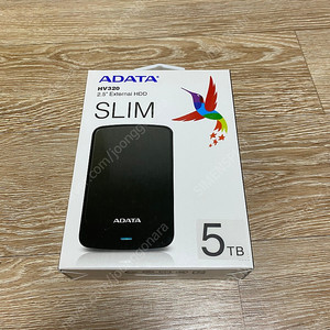 외장하드 ADATA 5TB 미개봉