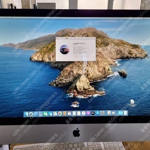 아이맥 2013 27인치 nvme 512G , 16G ram, 윈10 설치가능
